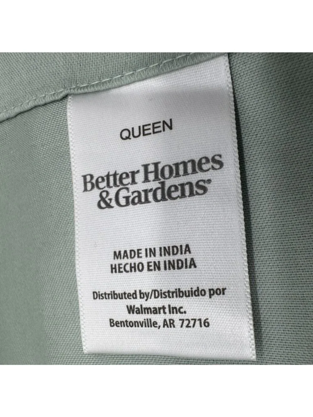 Better Homes & Gardens Mint Green 100% Cotton Queen Flat Sheet Classic Bedding